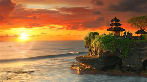 Bali sunset ocean view