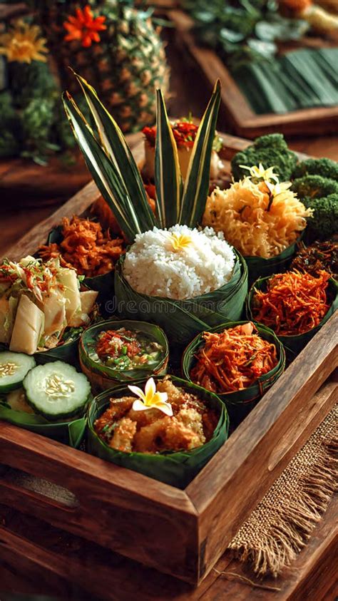 Balinese dishes presentation