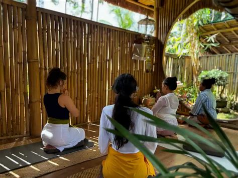 Balinese healing session