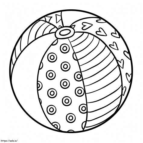 Ball Coloring Page