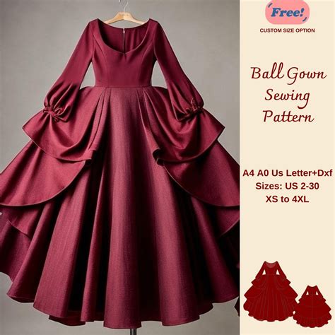 Ball Gown Sewing Pattern