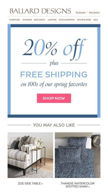 Ballard Designs Free Shipping Sitewide + 30 off Stockings and Tree