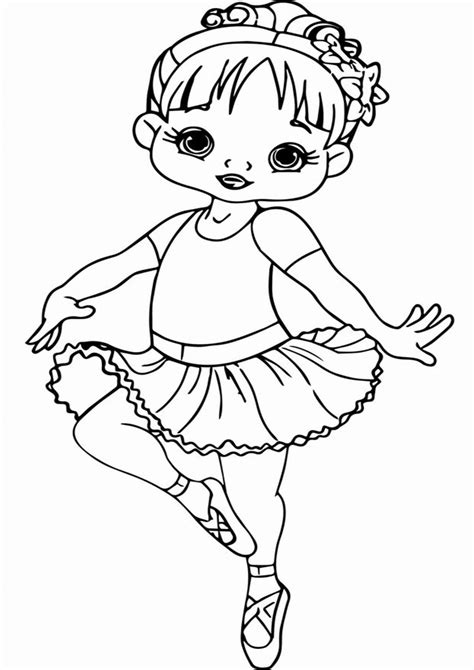 Ballerina Printable Coloring Pages