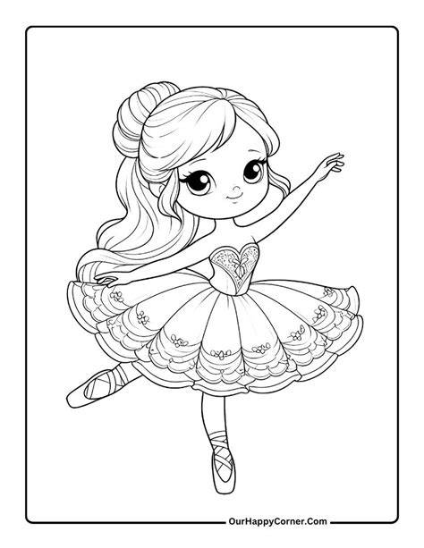 Ballerina Coloring Page