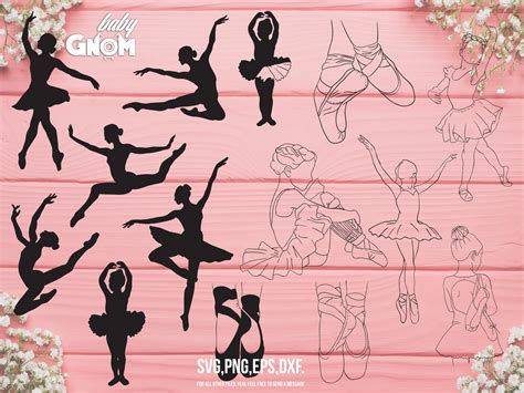 Download Ballet Ballerina Bundle Files For Crafts