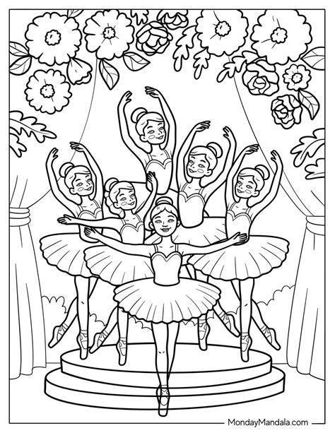 Ballet Coloring Pages Free