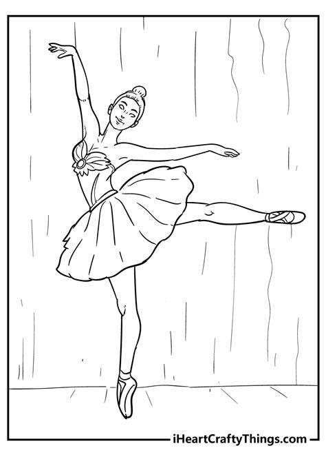 Ballet Dancer Coloring Pages Free