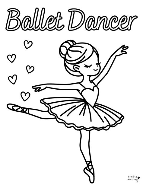 Ballet Kleurplaat