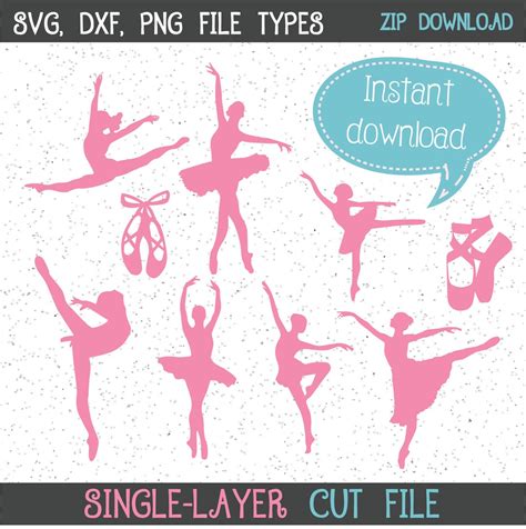 Download Ballet Silhouettes For Cricut