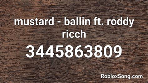 Ballin - Roblox ID