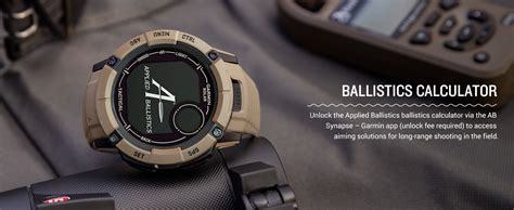 Ballistics Calculator Watch
