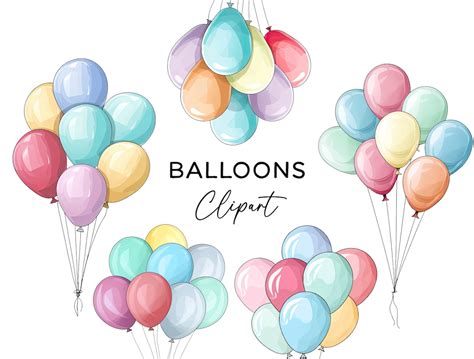 Download Balloon Clipart Bundle Files