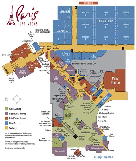 Bally Las Vegas Map