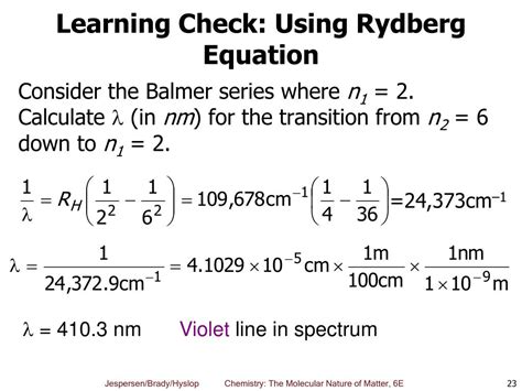 Balmer Equation Calculator