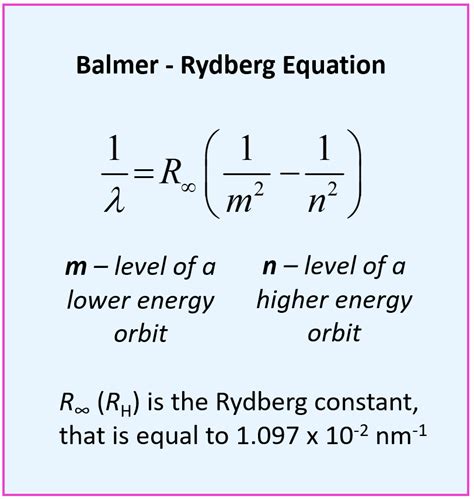 Effortlessly Calculate Spectral Lines with the Balmer Rydberg Equation Calculator