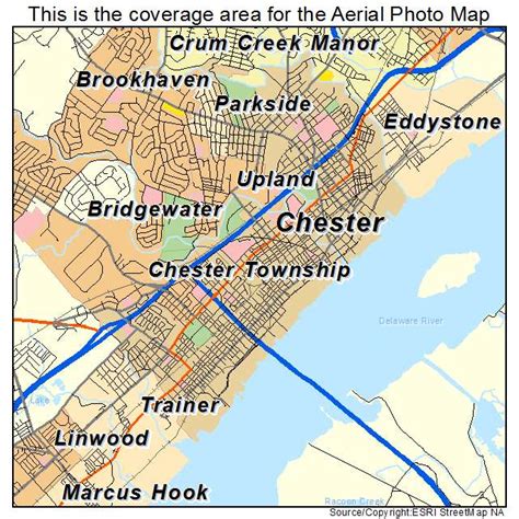 1856 Chester County Pennsylvania Map Vintage Chester County Wall Art
