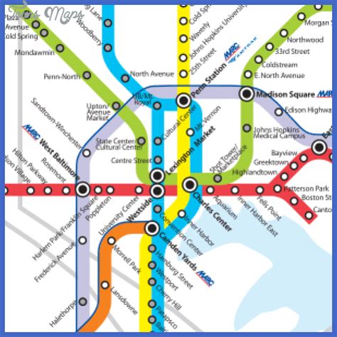 Baltimore Metro Metro Maps of the World Pinterest Subway map and