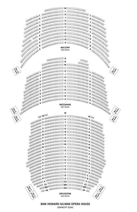Bam Gilman Opera House Seating Chart