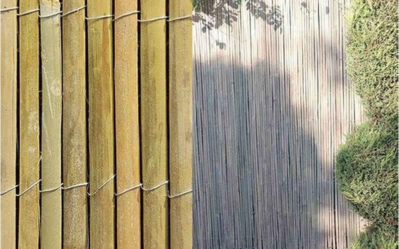 Bamboo Fence Privacy Screen Roll: Creating A Private Oasis