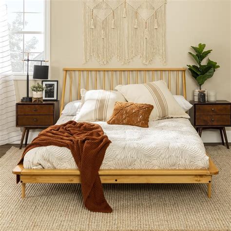 Queen Canopy Bamboo Bed Frame EBTH