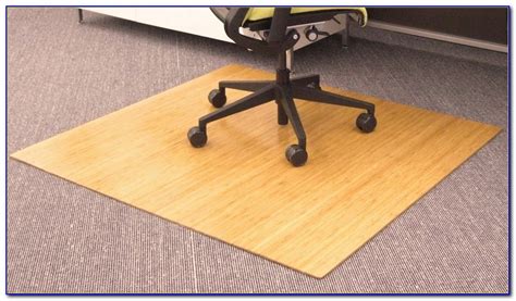Bamboo Chair Mat For Carpet