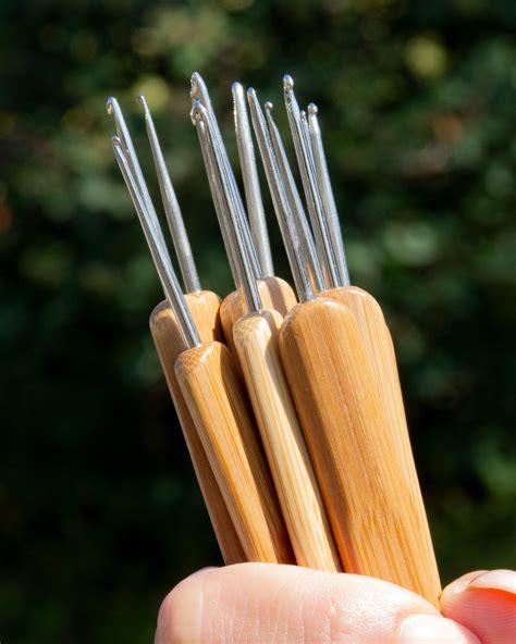 Bamboo Crochet Hook Set