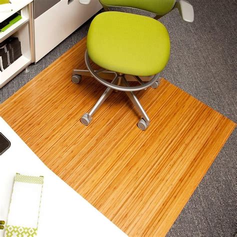 Bamboo Desk Chair Mat