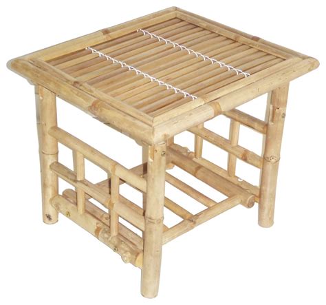 Bamboo End Table