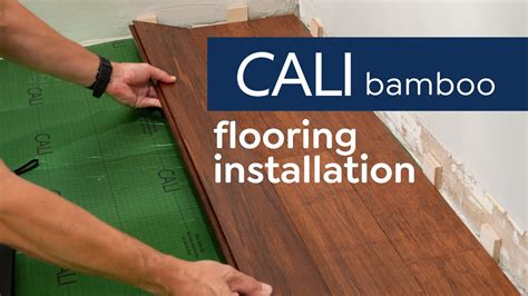 Bamboo Floor Installation