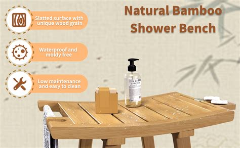 Bamboo Shower Bench