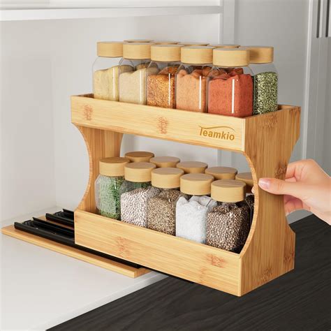 Bamboo Spice Rack