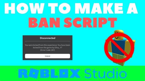 Ban script. | Beginners Guide to Roblox