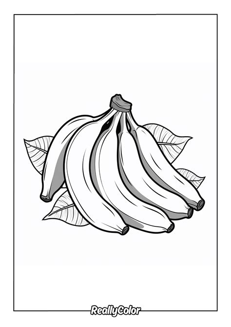 Banana Color Pages