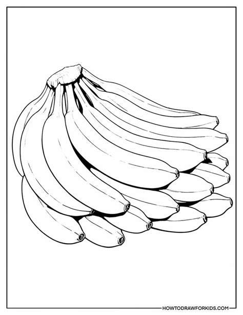 Bananas Coloring Pages