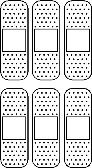 Band Aid Template