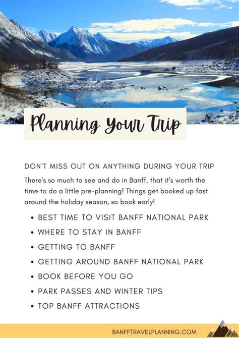 Banff Travel Planning