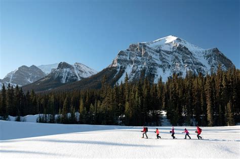 Banff snowshoeing