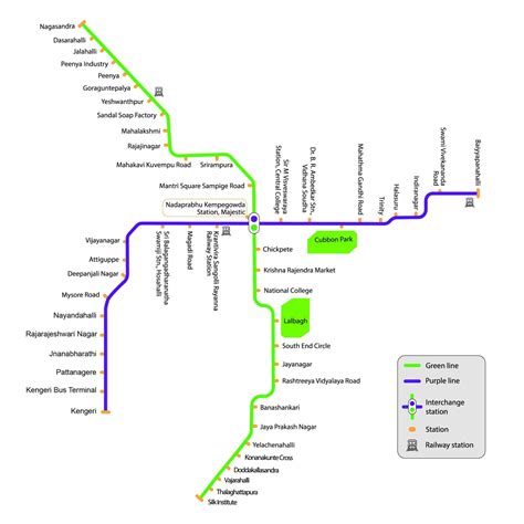 Bangalore Metro Train Timings, Map and Route Details Nearby Stations Info