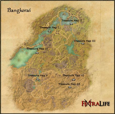 ESO Bangkorai Treasure Map IV The Video Games Wiki
