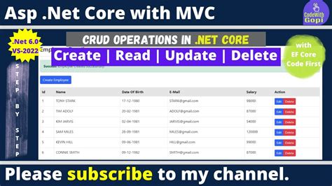 Bangun Website CRUD Sendiri dengan ASP .Net MVC dalam Sepekan