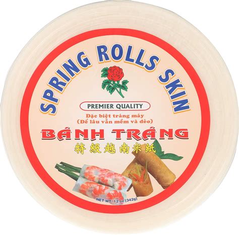 Crisp up Your Culinary Skills with Banh Trang Spring Roll Skin - The Perfect Wrapper for Your Delightful Creations!