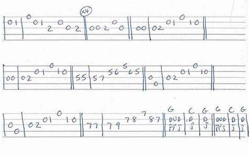 Banjo Tablature