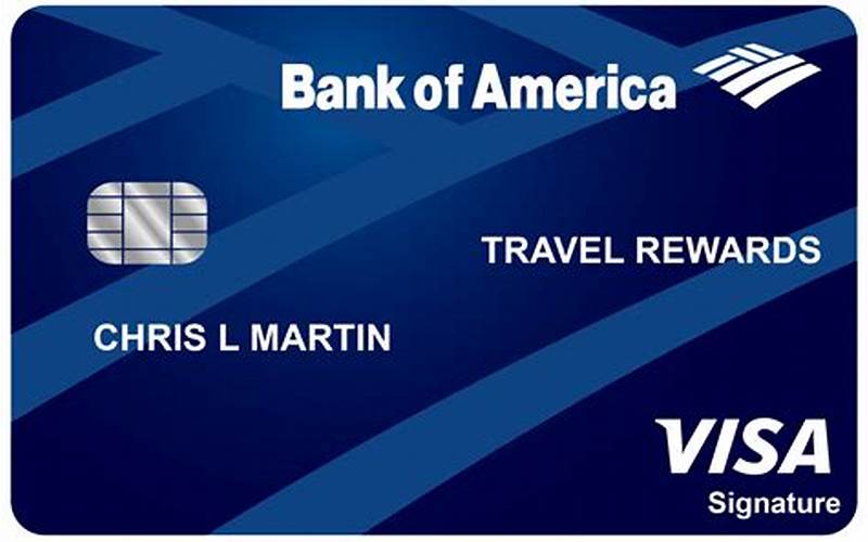 Bank Of America Travel Rewards Credit Card Apply