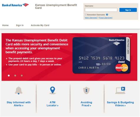 Bank Of America Unemployment Card Unemployment Key Bank Debit Card