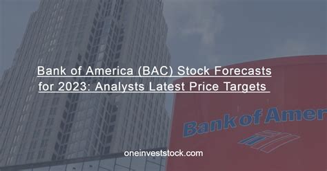 Bank O   f America Stock Forecast