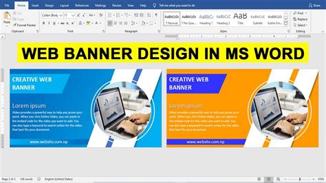 Banner Template Word 2010