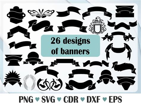 Download Banners Bundle DXF Files