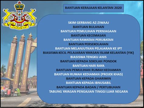 Bantuan Kerajaan Kelantan