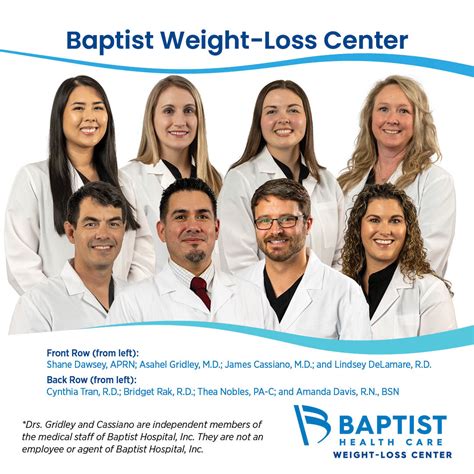 Baptist Weight Loss Center Team