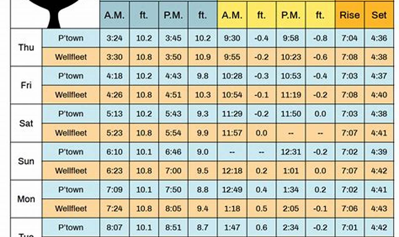 Bar Harbor Tide Chart August 2024